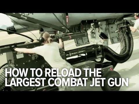 Механическое порно: перезарядка GAU-8 Avenger