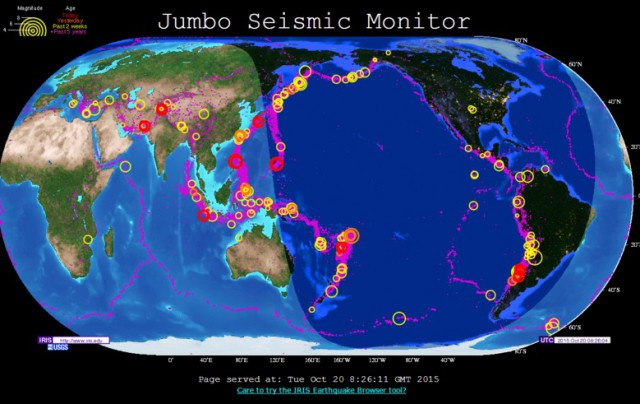 Земля просыпается. 200 землетрясений за сутки!