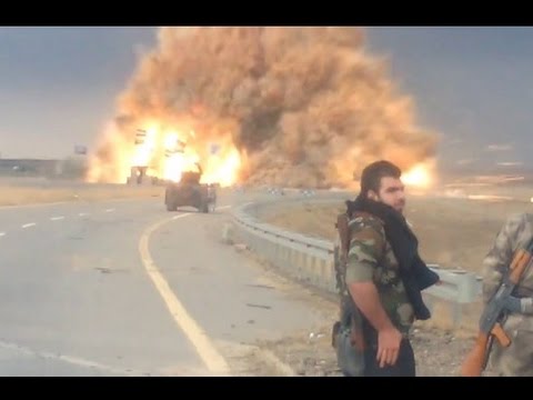 Детонация машины-бомбы в Ираке