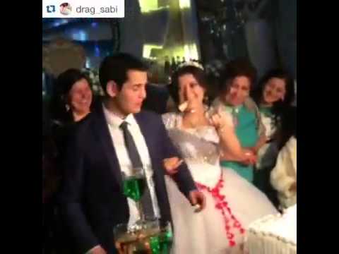 Реакция на прикол с тортом на свадьбе