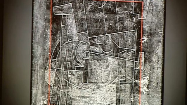 В Третьяковке под «Чёрным квадратом» нашли цветное изображение и надпись