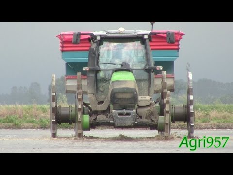 Механическое порно: процесс посева риса