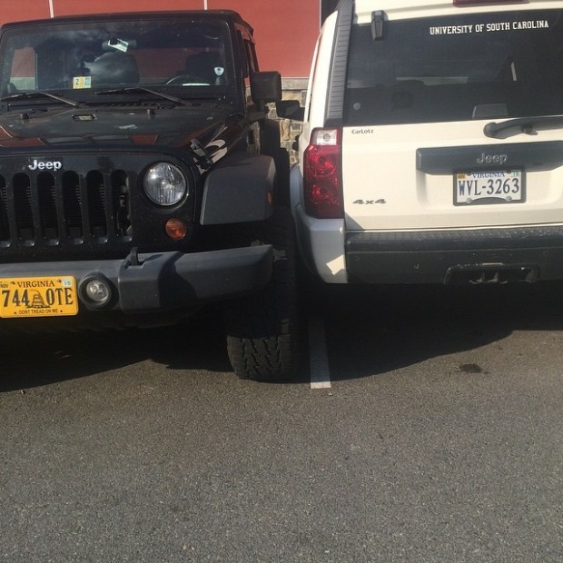 Мастер парковки на внедорожнике