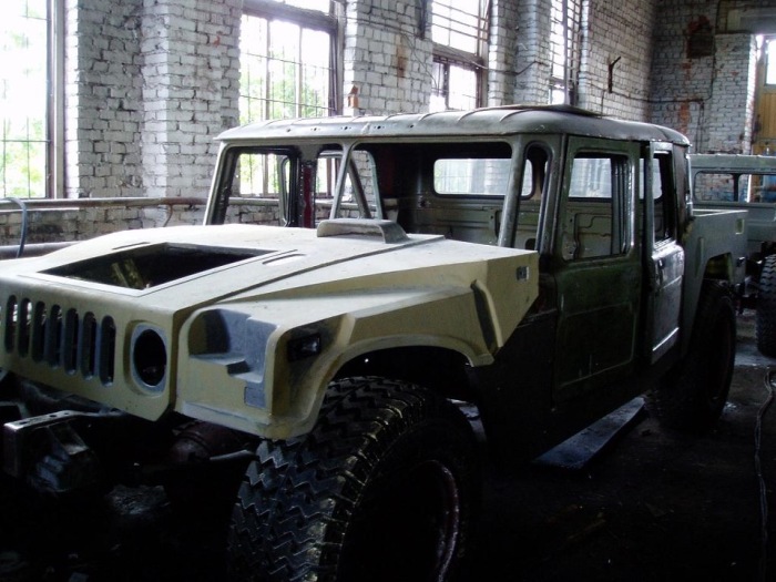 Самодельный Hummer H1 на базе ГАЗ-66