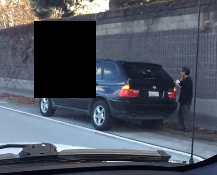 Везучий водитель BMW