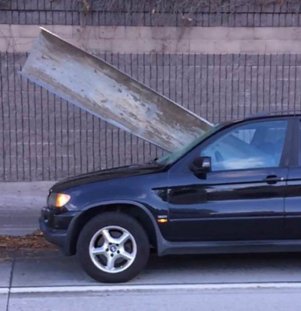 Везучий водитель BMW