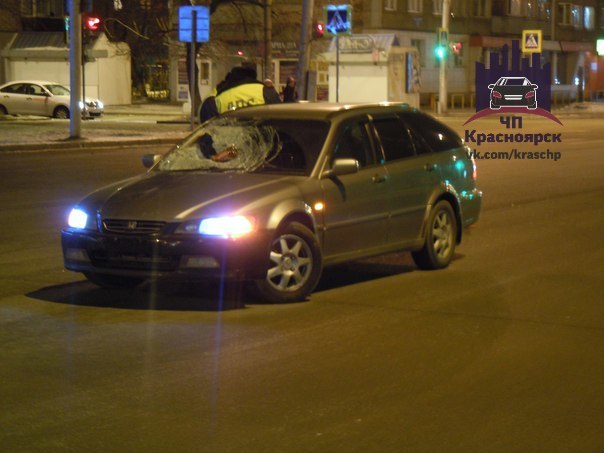 В центре Красноярска водитель без прав сбил бездомного