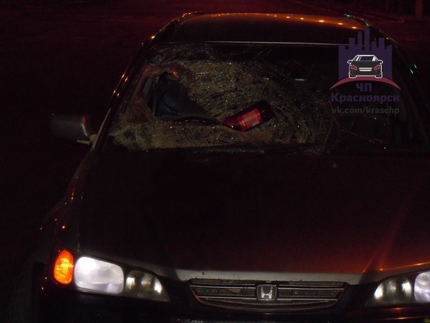 В центре Красноярска водитель без прав сбил бездомного