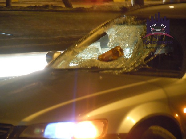 В центре Красноярска водитель без прав сбил бездомного