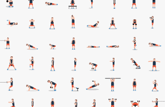 План тренировок в виде одной гифки