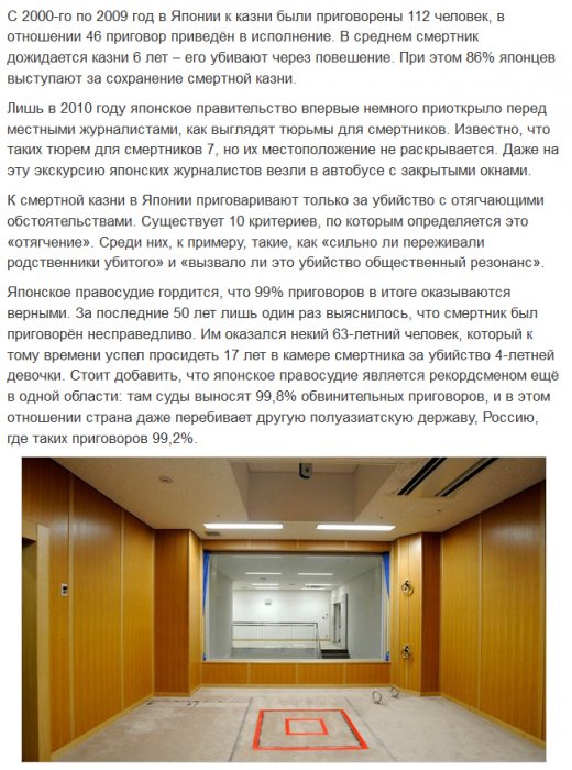 Смертная казнь в современной Японии