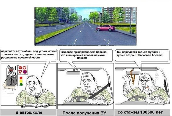 Стаж водителя и ПДД