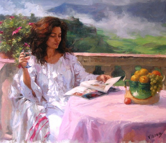 Художник Vicente Romero Redondo 
