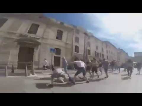 Видео Марсельской Драки от первого лица