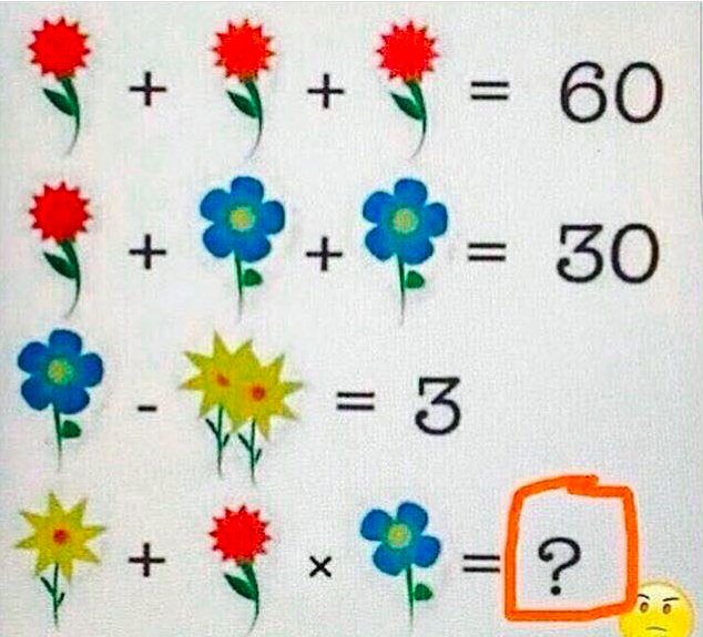 Подлая задачка с цветочками