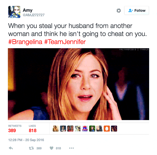 Интернет хохочет над разводом Джоли и Питта