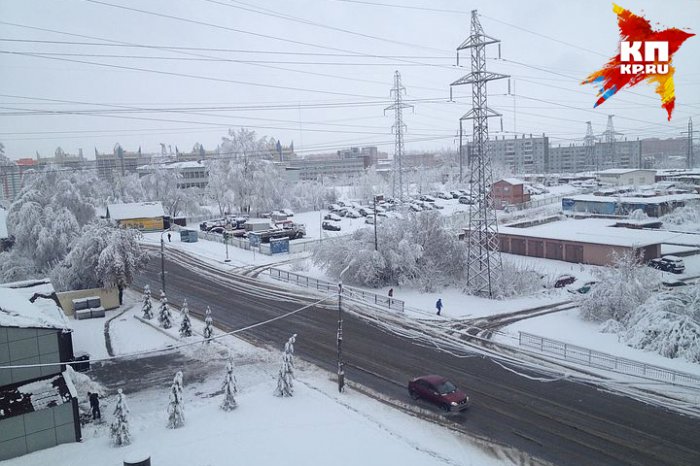 Красноярск: пришло время настоящих заморозков