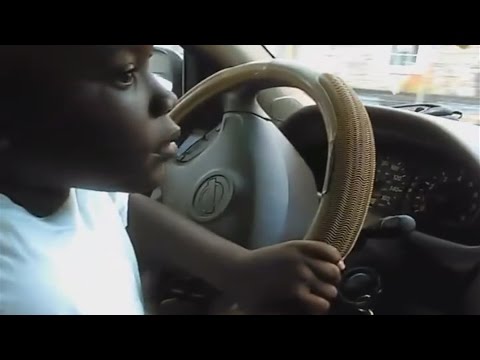 Негритёнок за рулём