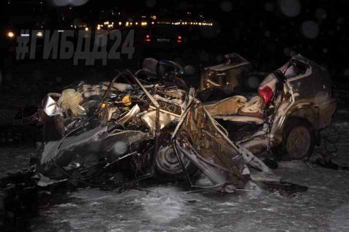 Появилось видео смертельного ДТП возле деревни Сухая в Емельяновском районе