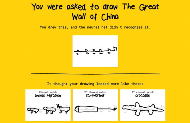 Google учится распознавать нарисованные от руки объекты    