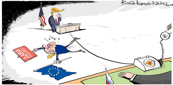 Телефонный разговор Путина и Трампа вызвал панику в Брюсселе