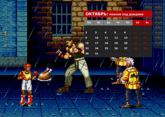 Календарь на 2017 год от Dendy Forever