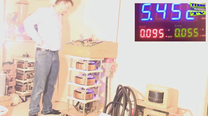 Испытание лампы в 20,000 Ватт!