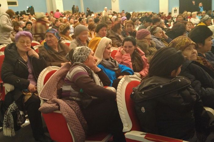 Выступление Анатолия Кашпировского в Алматы