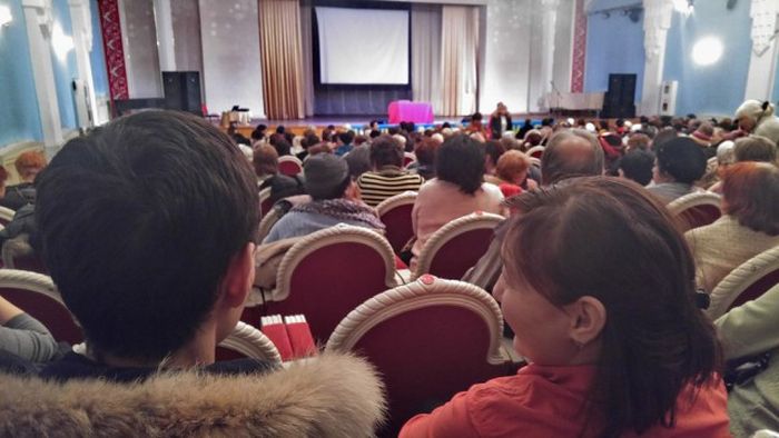 Выступление Анатолия Кашпировского в Алматы