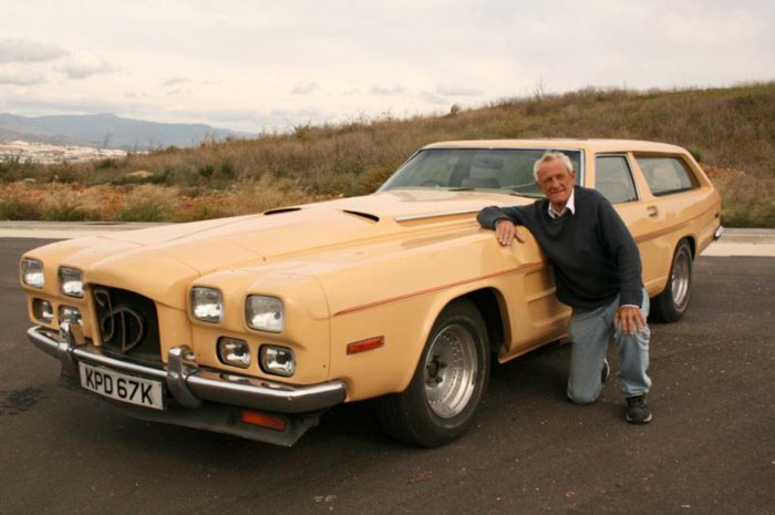 Автомобиль монстр с 27 литровым авиационным двигателем!