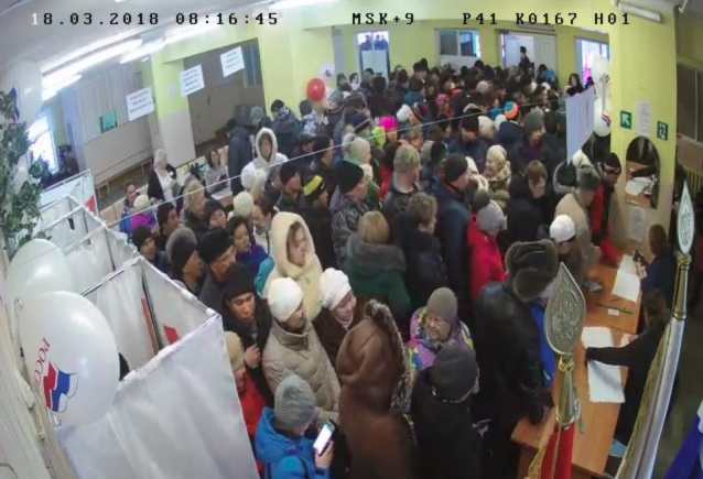 Стартанула видеотрансляция выборов 2018.