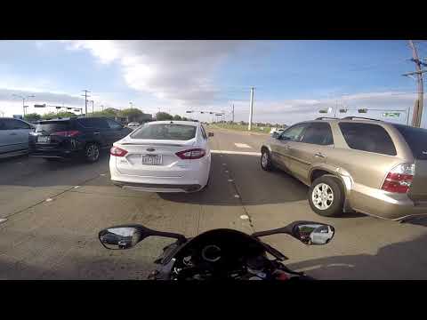 ДТП на мотоцикле – от первого лица в HD-качестве