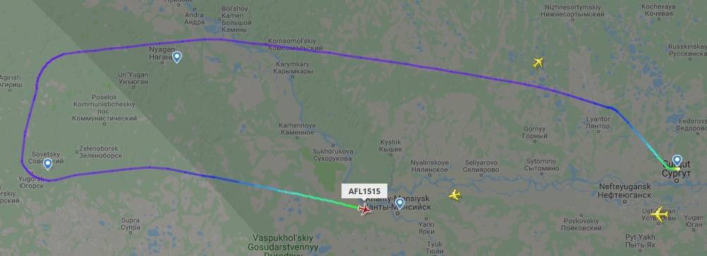 Пассажир рейса "Сургут - Москва" потребовал направить самолет в Афганистан