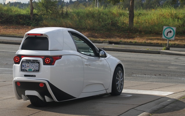 Electra Meccanica Solo - канадский электромобиль с необычным дизайном