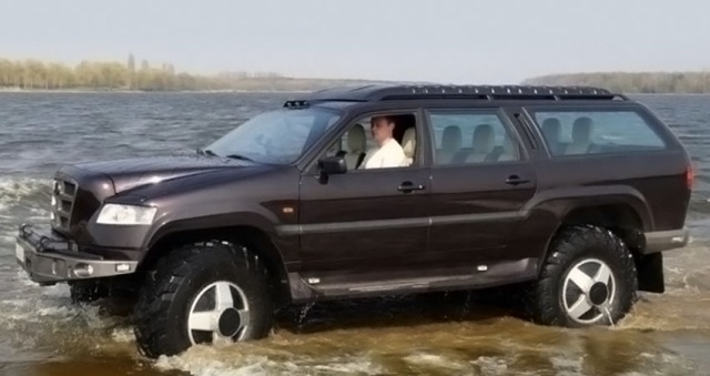 Самодельный внедорожник "Бизон" на базе грузовика ГАЗ-66