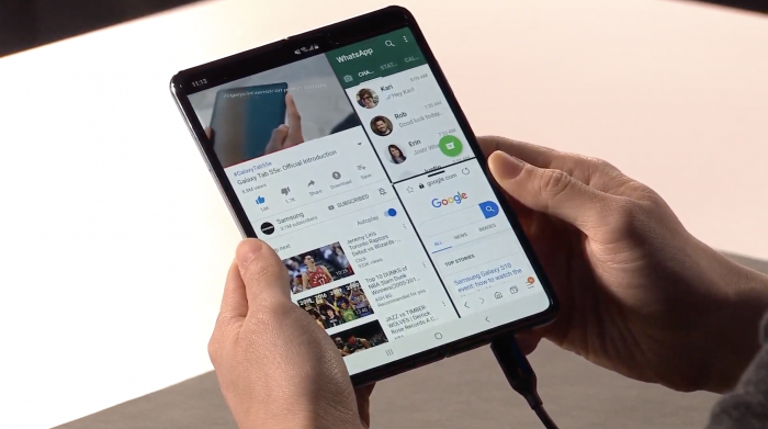 Новинки от Samsung: складной смартфон и флагман Galaxy S10