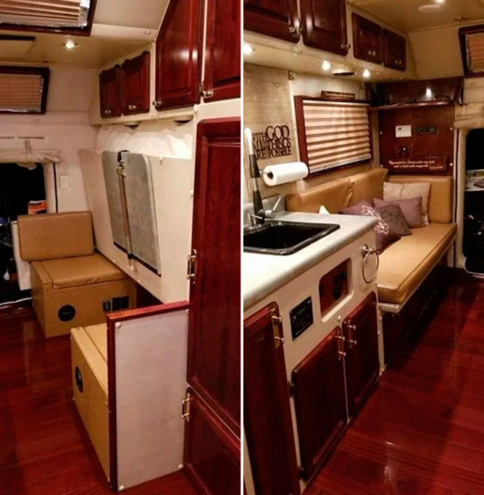 Обустройство тягача с гигантским спальным отсеком