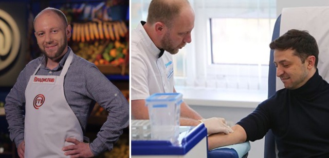 Анализы у Владимира Зеленского сегодня брал участник кулинарного шоу Владислав Кирякулов Анализы у Владимира Зеленского сегодня брал участник кулинарного шоу Владислав Кирякулов