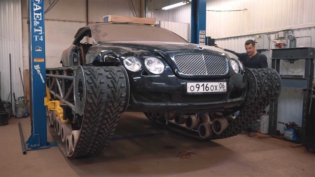 Уникальный вездеход из элитного Bentley Continental GT