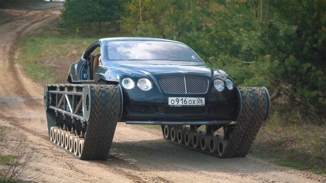 Уникальный вездеход из элитного Bentley Continental GT