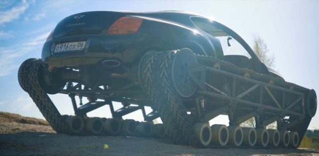 Уникальный вездеход из элитного Bentley Continental GT