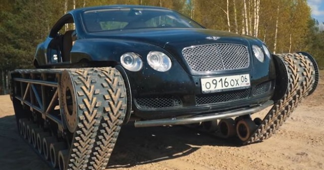 Уникальный вездеход из элитного Bentley Continental GT
