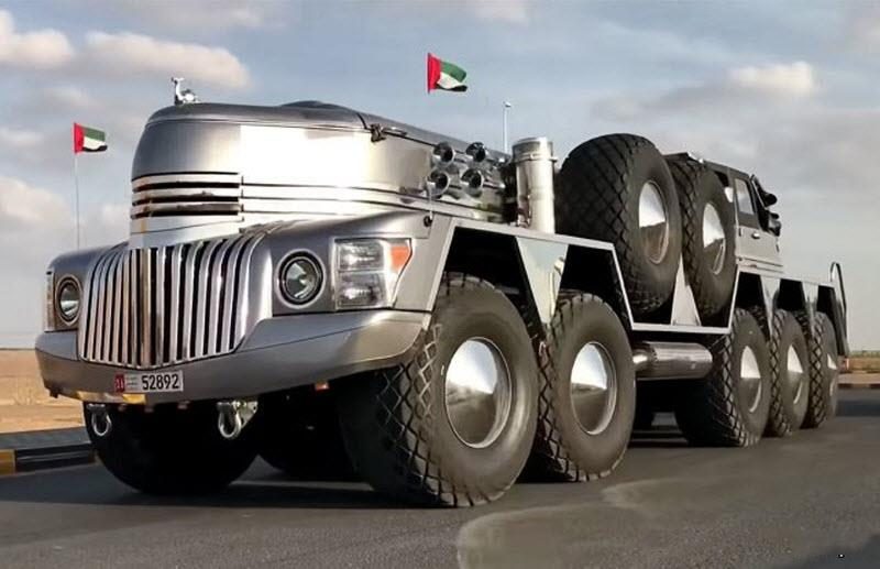 10-колесный внедорожник, созданный для арабского шейха