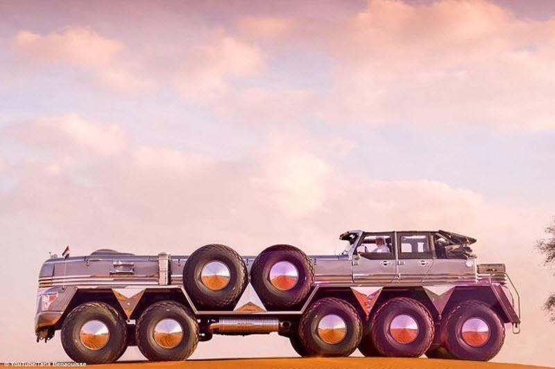 10-колесный внедорожник, созданный для арабского шейха