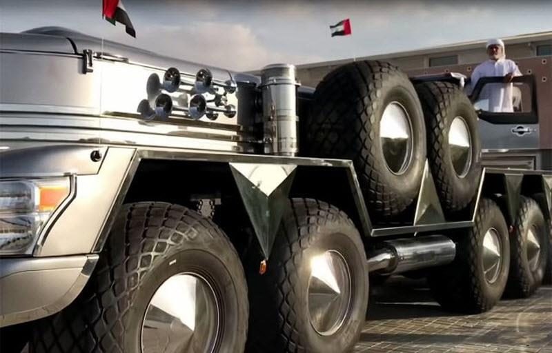 10-колесный внедорожник, созданный для арабского шейха