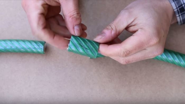 Как отремонтировать протекающий садовый шланг