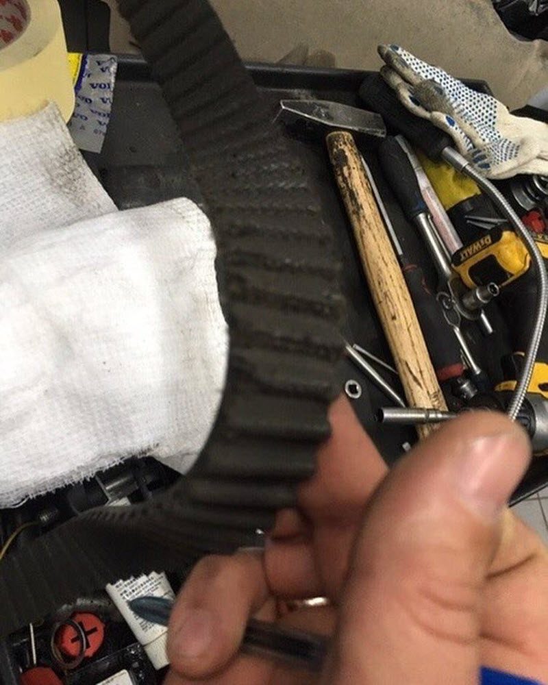 Механики забыли под капотом тряпку и что из этого вышло