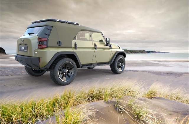 Дизайнер Андрей Фандюхин представил проект современного УАЗика