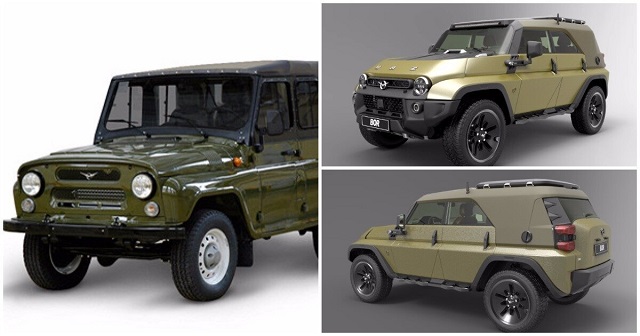 Дизайнер Андрей Фандюхин представил проект современного УАЗика