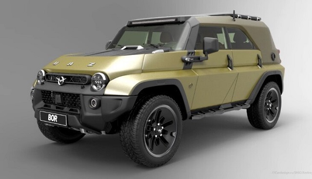 Дизайнер Андрей Фандюхин представил проект современного УАЗика